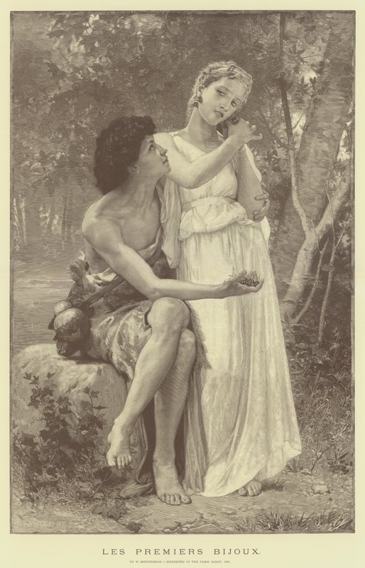 Ensimmäiset Jalokivet tekijältä William Adolphe Bouguereau