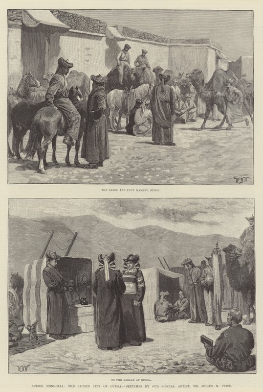 Mongolian poikki, Ourgan pyhä kaupunki tekijältä William Barnes Wollen