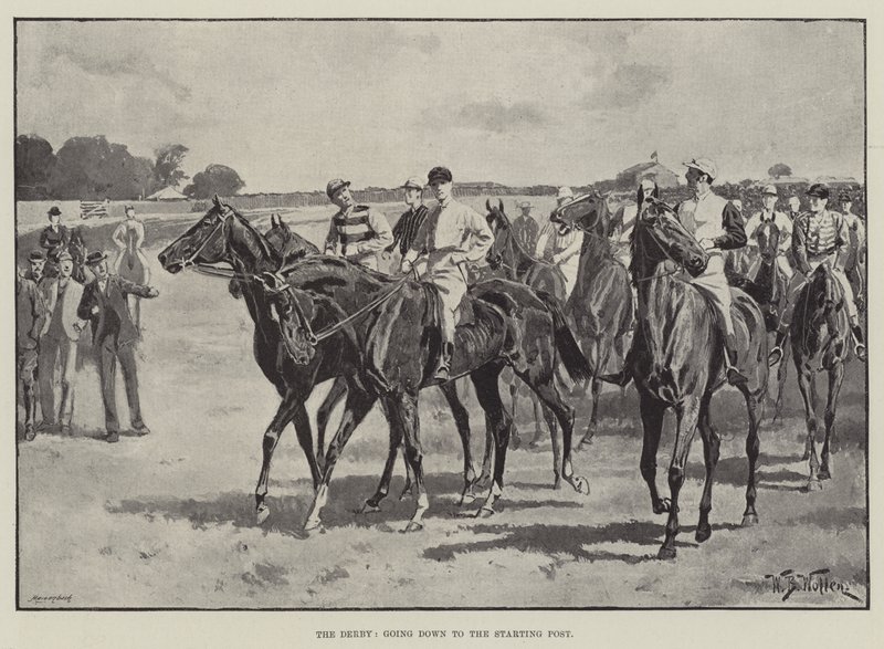 Derby, joka menee alas aloituspisteeseen tekijältä William Barnes Wollen