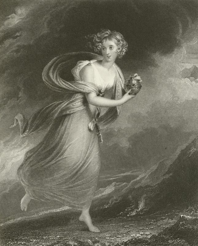 Psyche, palaamassa Pluton ulottuvuuksista tekijältä William Beechey