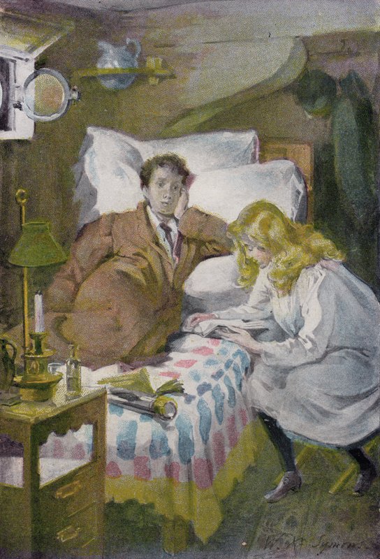 Kuvitus Peter The Whalerille tekijältä William Christian Symons