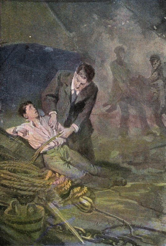 Kuvitus Peter The Whalerille tekijältä William Christian Symons