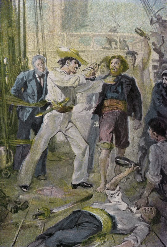 Kuvitus Peter The Whalerille tekijältä William Christian Symons