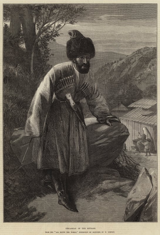 Soubashin tšerkessi tekijältä William Crimea Simpson
