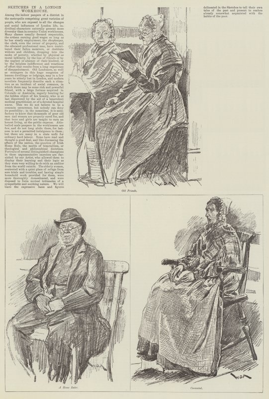 Luonnokset Lontoon Workhousessa tekijältä William Douglas Almond