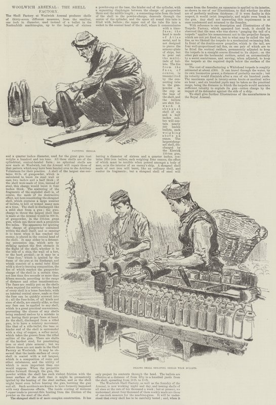 Woolwichin arsenaali, Shell Factory tekijältä William Douglas Almond