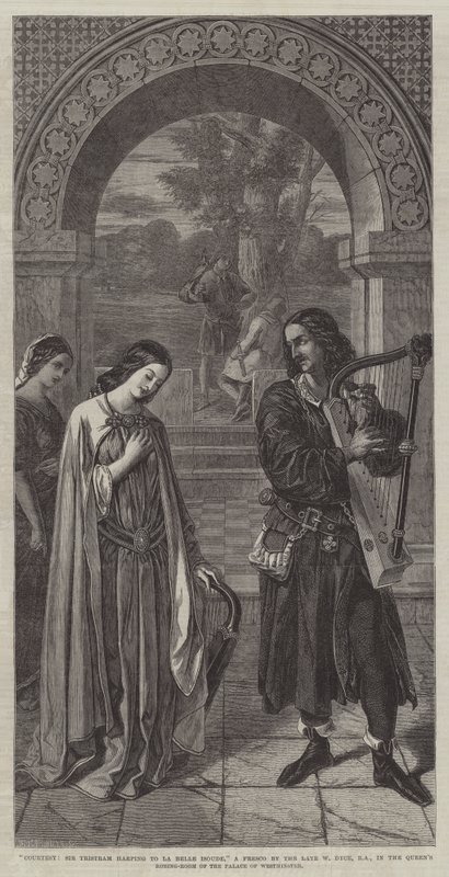 Luottamus, Sir Tristram soittaa La Belle Isoudelle tekijältä William Dyce
