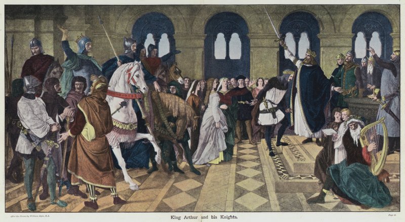 Kuningas Arthur ja hänen ritarit tekijältä William Dyce