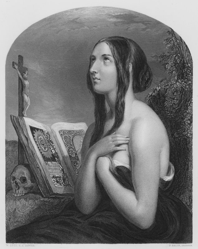 The Penitent, kuvasta Vernon Galleryssa tekijältä William Etty