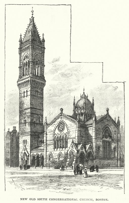 New Old South Congregational Church, Boston tekijältä William Henry James after Boot