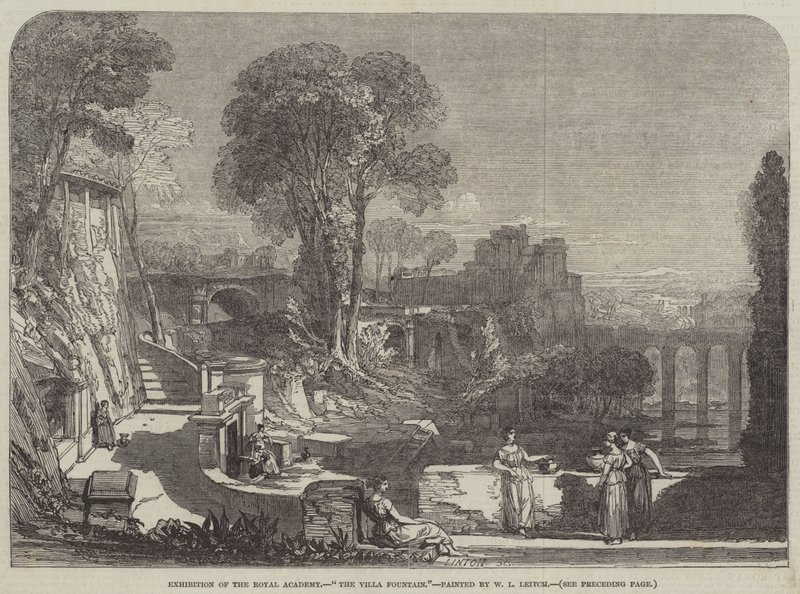 Villa Fountain tekijältä William Leighton Leitch