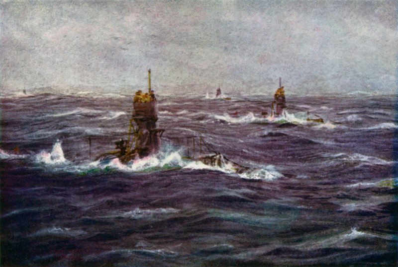 Sukellusveneet kanavalla tekijältä William Lionel Wyllie