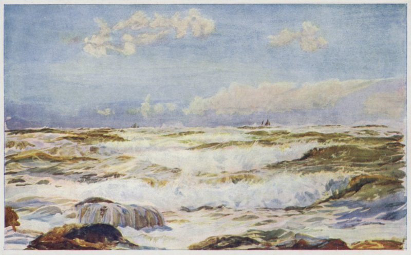 Breakers Ranskan rannikolla tekijältä William Lionel Wyllie