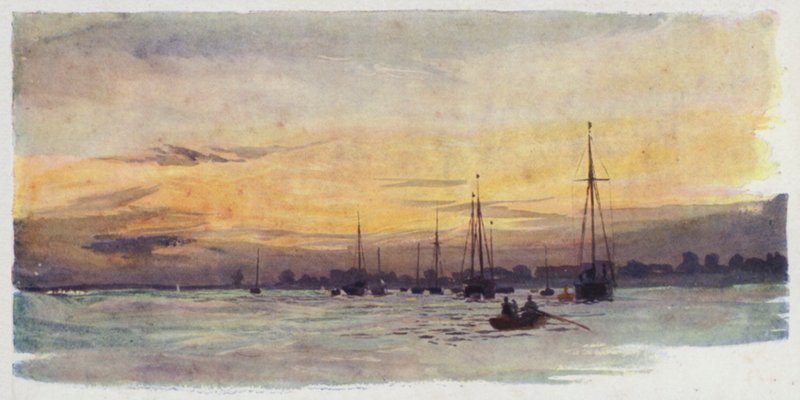Burnham-on-Crouch, ilta tekijältä William Lionel Wyllie