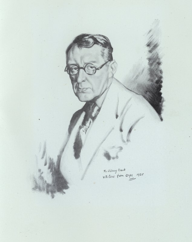 Sidney Dark, englantilainen kirjailija, 1925 tekijältä William Orpen