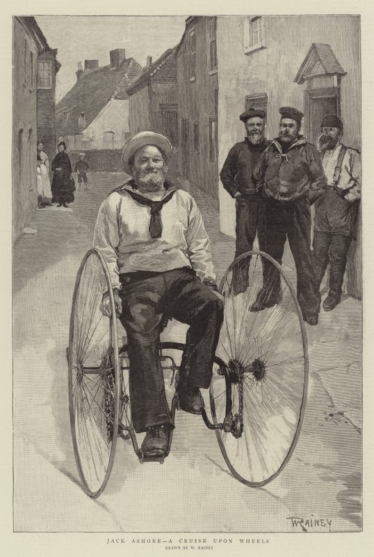Jack Ashore, risteily pyörillä tekijältä William Rainey