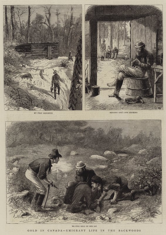 Kulta Kanadassa, Emigrant Life in the Backwoods tekijältä William Ralston