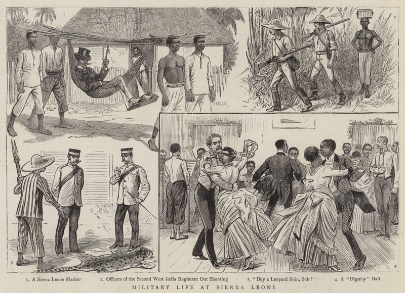 Sotilaselämä Sierra Leonessa tekijältä William Ralston