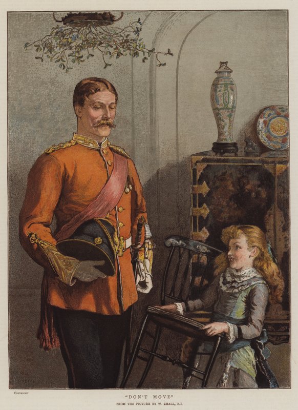 Älä liiku (chromolitho) tekijältä William Small