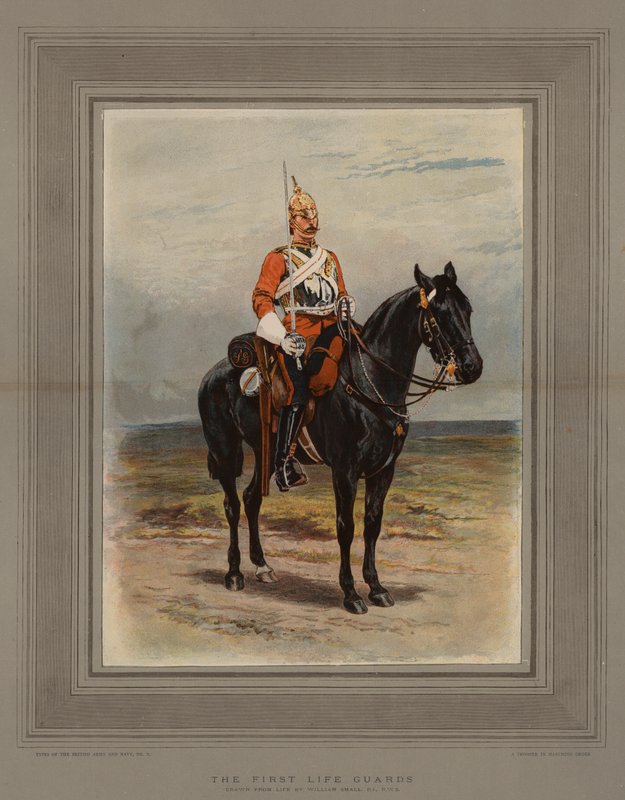 Ensimmäiset henkivartijat (chromolitho) tekijältä William Small
