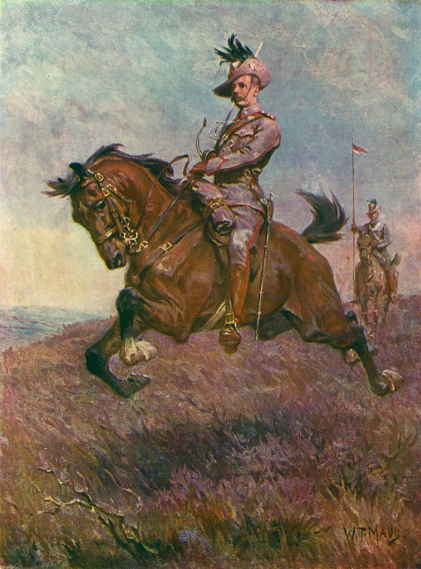 Uuden Etelä-Walesin lanssijoiden upseeri ja sotilas, buurisota, Etelä-Afrikka. tekijältä William T. Maud
