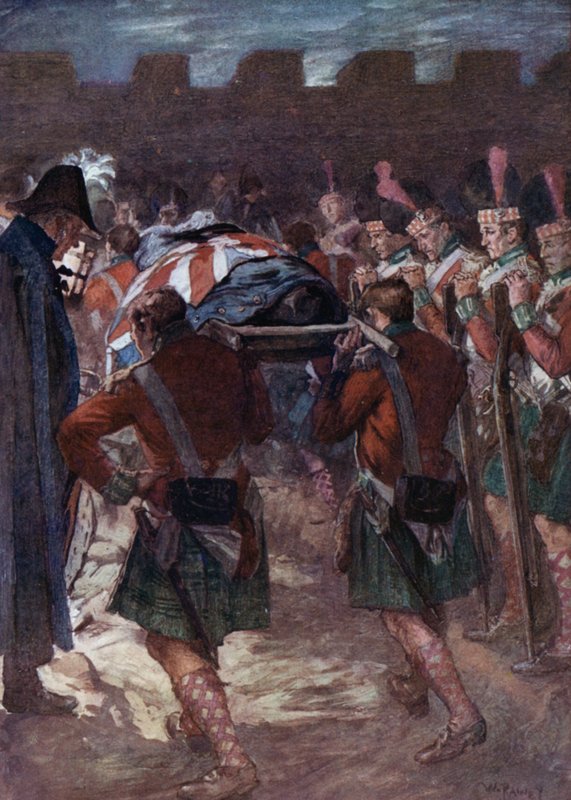 Sir John Mooren hautaus tekijältä William after Rainey