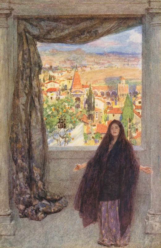 Shakespearen Romeo ja Julia: Juliet Juliet ja Juliet: Prologi (värilitro) tekijältä William (after) Hatherell