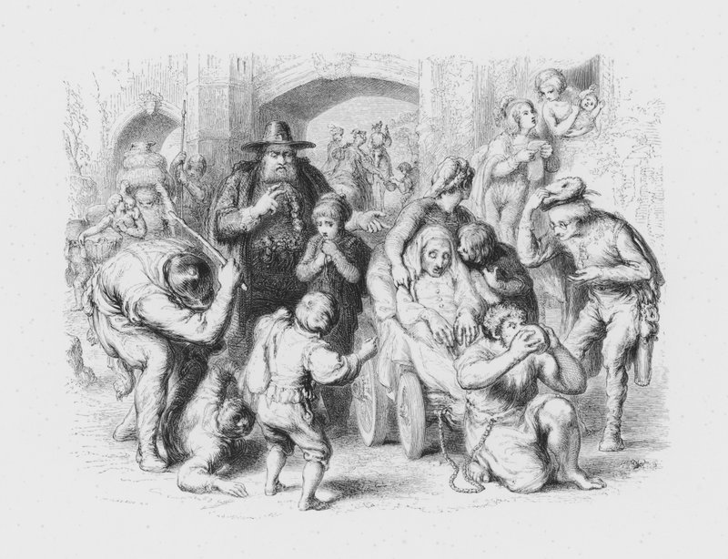 Shakespeare, Kaikki maailman näyttämö (kaiverrus) tekijältä William (after) Mulready