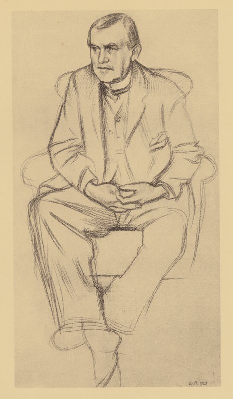 Philip Wilson Steerin muotokuva (litografia) tekijältä William (after) Rothenstein