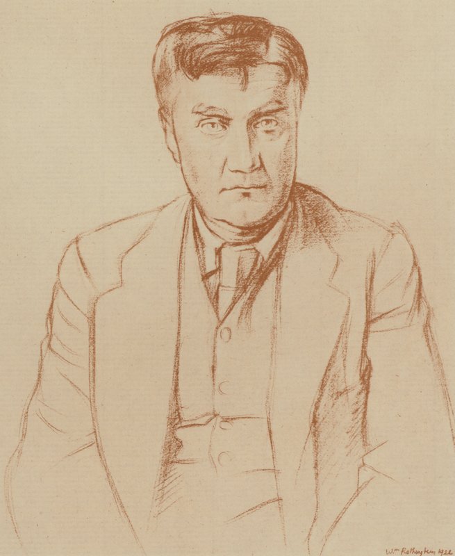 Ralph Vaughan Williams (litho) tekijältä William (after) Rothenstein