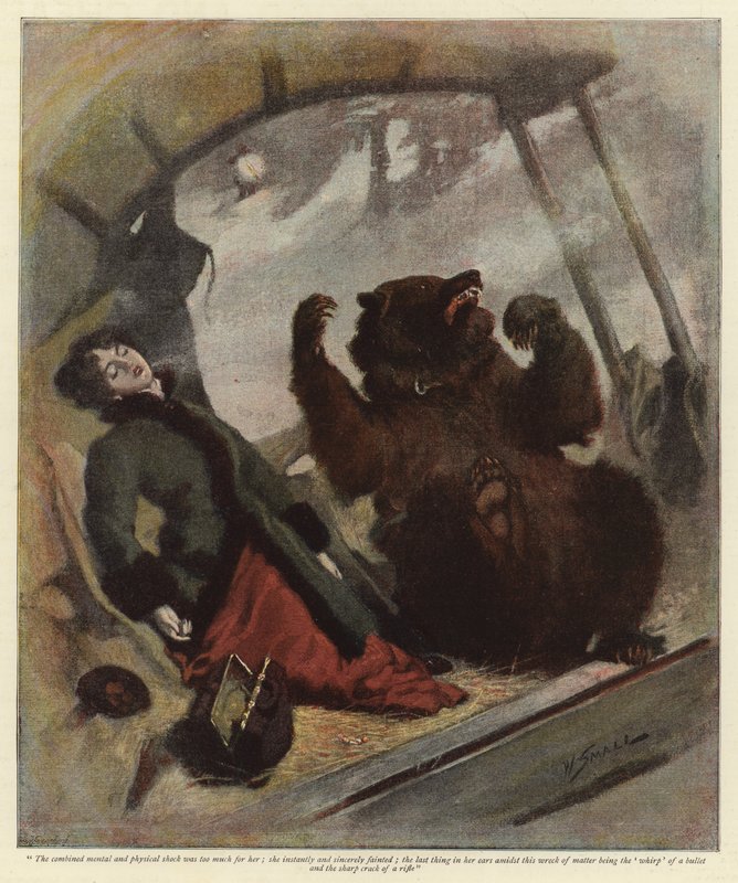 A Night on the Divide (väri litho) tekijältä William (after) Small