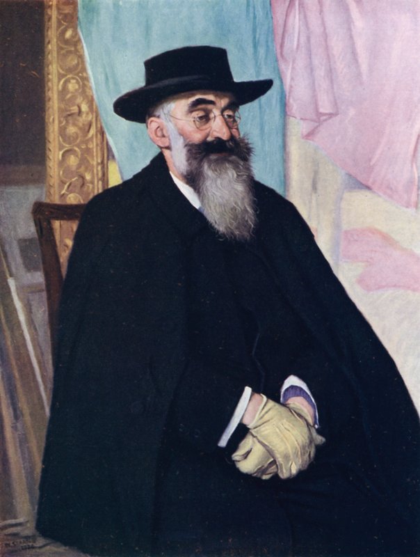 Lucien Pissarron muotokuva (väri litho) tekijältä William (after) Strang
