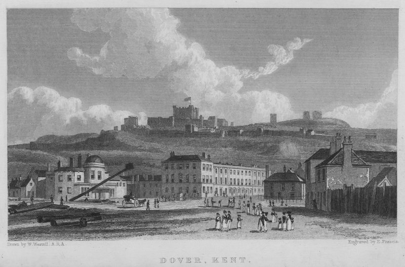 Dover, Kent (kaiverrus) tekijältä William (after) Westall