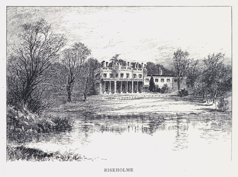 Riseholme (kaiverrus) tekijältä William Alexander Ansted
