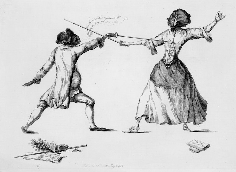 Queensberryn ja Soubisen herttuatar, 1773 tekijältä William Austin