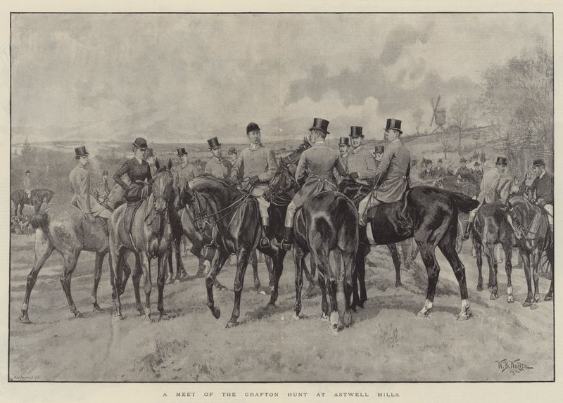 Grafton Huntin tapaaminen Astwell Millsissa tekijältä William Barnes Wollen