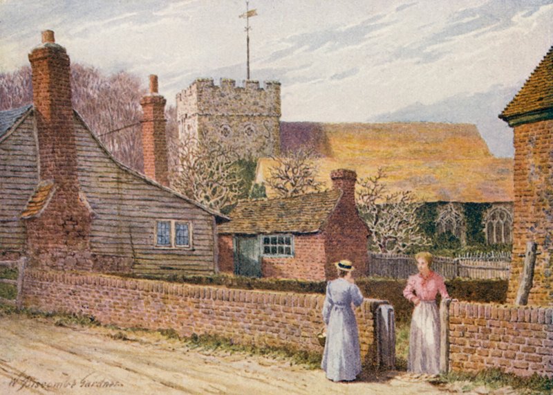 Appledore, Romney Marsh (värilitro) tekijältä William Biscombe Gardner