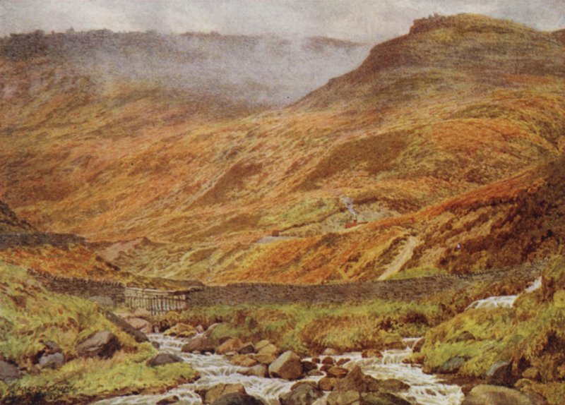 Upper Tor Rocks Grindsbrookista Edalen lähellä tekijältä William Biscombe Gardner