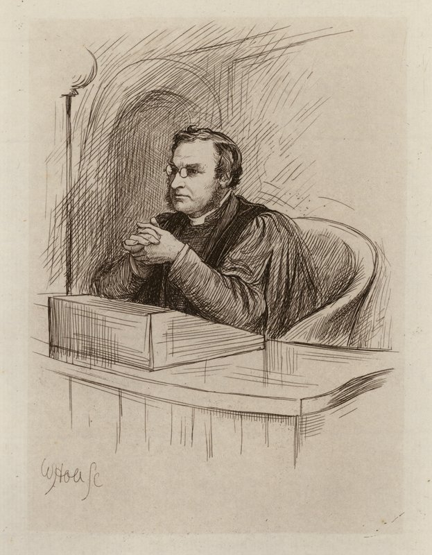 Archibald Hamilton Charteris, raamatunkritiikin ja raamatullisen antiikin professori (kaiverrus). tekijältä William Brassey (after) Hole