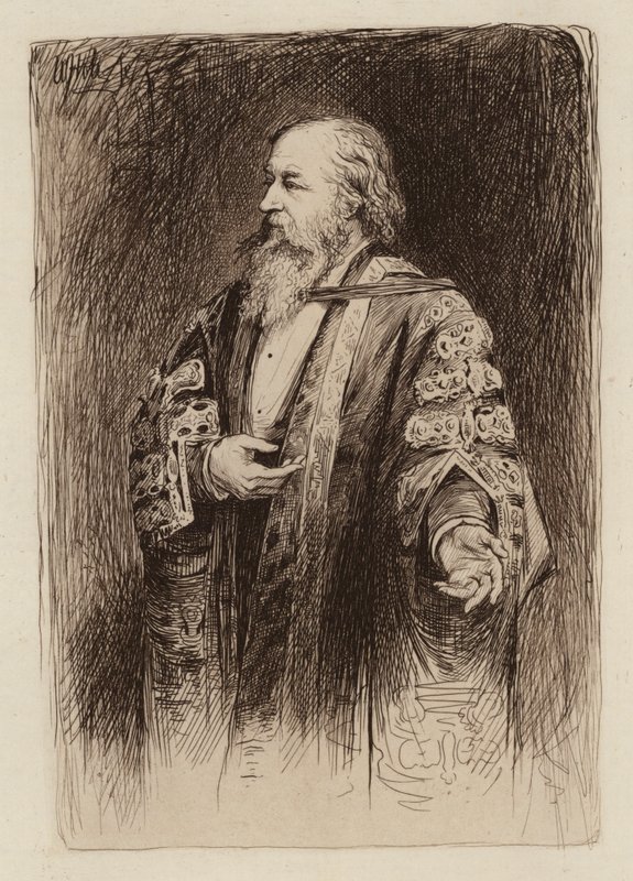 Sir Alexander Grant, varakansleri ja rehtori (kaiverrus) (kaiverrus) tekijältä William Brassey (after) Hole