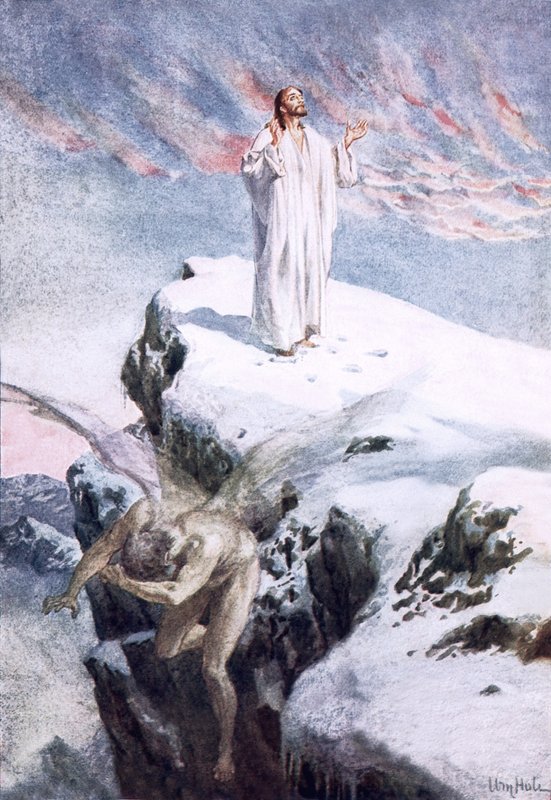 "Mene pois, saatana" tekijältä William Brassey Hole