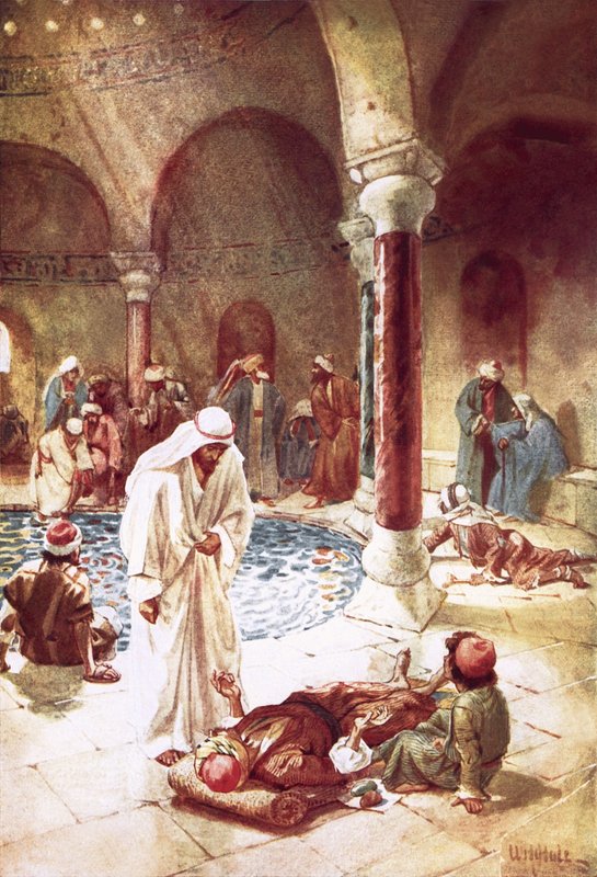 Jeesus Betesdan altaalla tekijältä William Brassey Hole