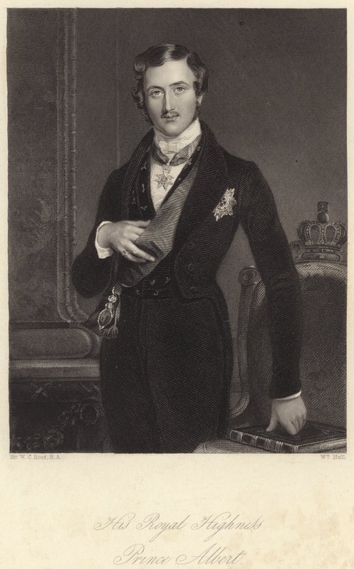 Hänen kuninkaallinen korkeutensa prinssi Albert (kaiverrus) tekijältä William Charles (after) Ross