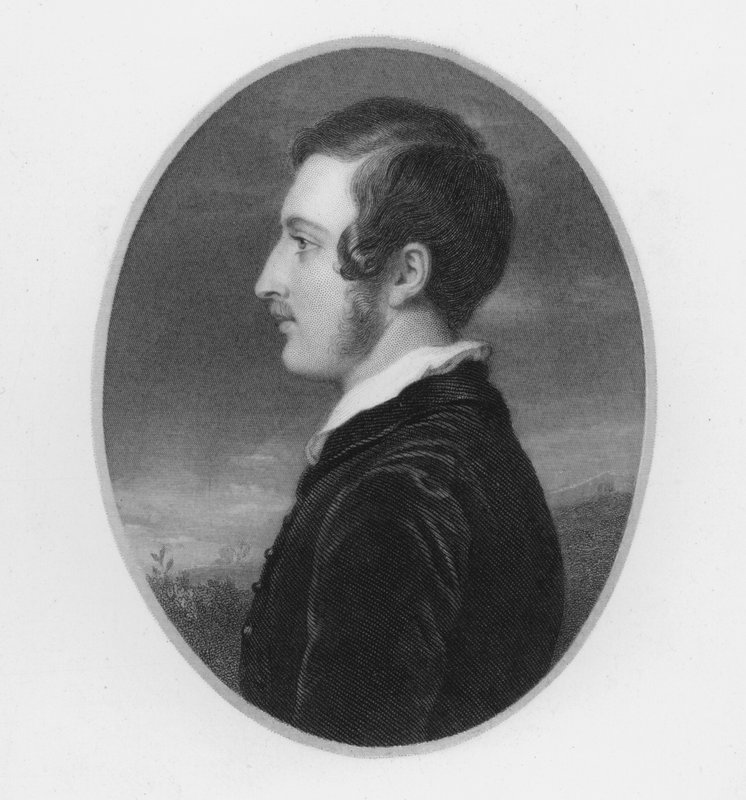 Prinssi Albert, 20-vuotiaana (kaiverrus) tekijältä William Charles (after) Ross