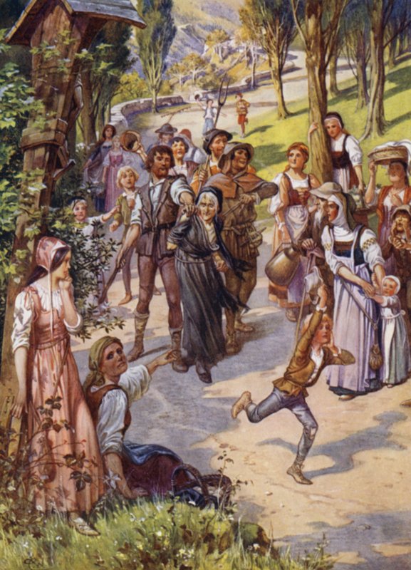 Il·lustració per a Child of the Air de MH Spielmann (litografia en color) finlandès tekijältä William Charles John Pitcher
