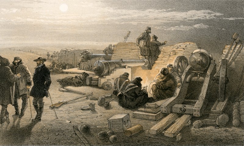 Hiljainen yö Batteriesissa, Greenhill Battery (Major Chapman