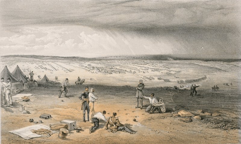 3. divisioonan leiri, 9. heinäkuuta 1855 tekijältä William Crimea Simpson