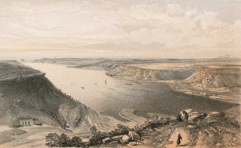 Sebastopolin sataman pohjoispuoli sataman huipulta, 22. kesäkuuta 1855 tekijältä William Crimea Simpson