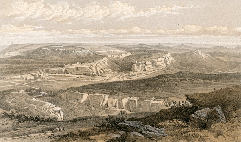 Inkermannin rauniot ja City of Caverns tekijältä William Crimea Simpson