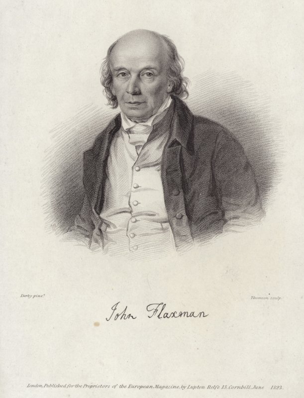 John Flaxmanin muotokuva tekijältä William Derby
